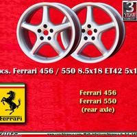 2 pz. cerchi Ferrari Maranello 456 550 8.5x18 ET50