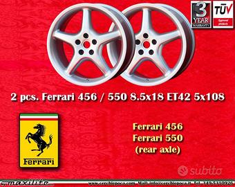 2 pz. cerchi Ferrari Maranello 456 550 8.5x18 ET50