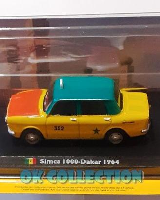 Modellino scala 1/43 SIMCA 1000 - Dakar 1964