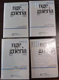 4 Manuali ingegneria civile Cremonese+ altri libri