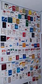 Collezione 147 pacchetti di sigarette vuoti RARI