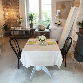 10 Tavoli ristorante con base metallica centrale