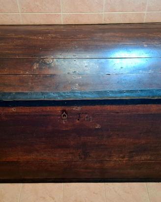 Baule antico legno massiccio