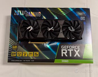 Scheda video Gaming RTX 3080 10gb Zotac trinity OC
