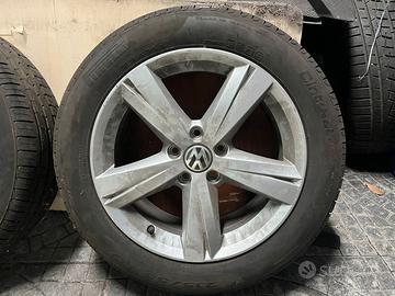 4 CERCHI IN LEGA + GOMME VOLKSWAGEN 215/65 R17