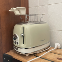 Tostapane Retro Ariete Vintage Beige 2 fette+pinze