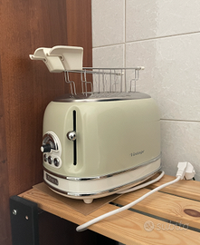 Tostapane Retro Ariete Vintage Beige 2 fette+pinze