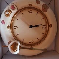 orologio a pendolo Thun con cuori 