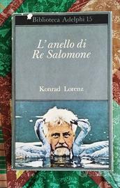 Libro Adelphi: L' anello di Re Salomone di Lorenz