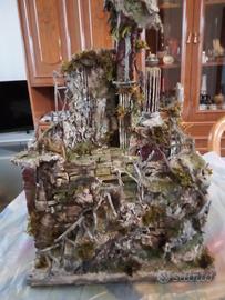 Stupendo presepe napoletano, scoglio.