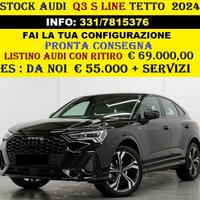 AUDI Q3 2.0 TDI S LINE S.B TETTO AZIENDALI