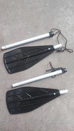 Coppia di Pagaie Componibili in Alluminio 76 cm