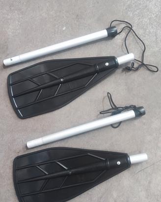 Coppia di Pagaie Componibili in Alluminio 76 cm