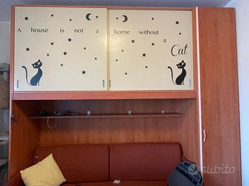 Armadio a ponte completo in buone condizioni