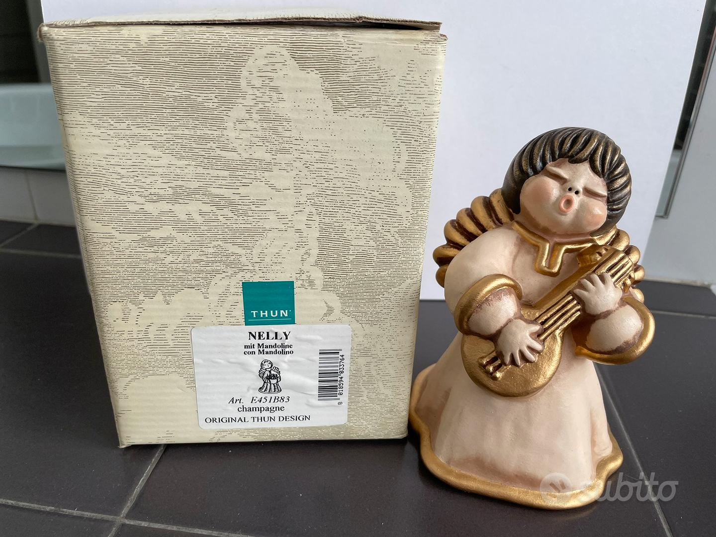 Gli Angeli Originali di THUN Angioletto con Mandolino 14 cm Thun da  Collezione