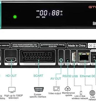 Decoder GtMedia V8x Satellite