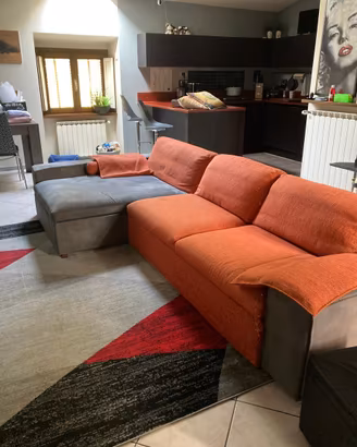 Divano con penisola