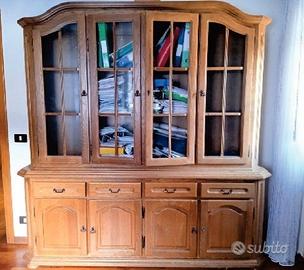Credenza completa rovere massiccio