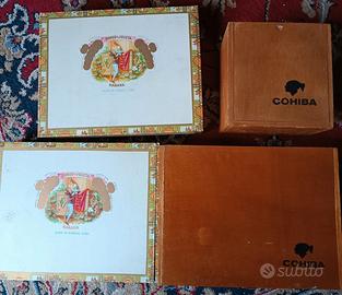 Scatole per sigari vuote