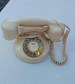 Telefono fisso, TELCER vintage bianco