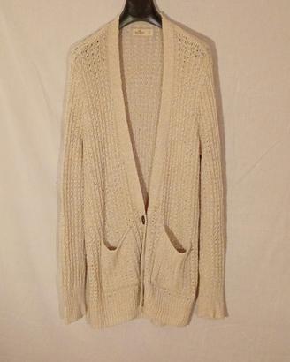 cardigan in maglia cotone Hollister Co. Tg L–46 IT