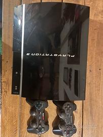 PlayStation 3 NON FUNZIONANTE 2 controller + cavi