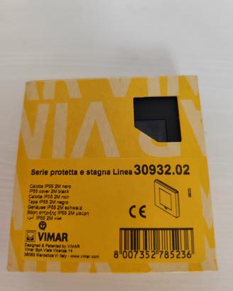 Calotta IP55 Vimar linea nero 