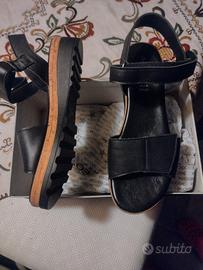 sandali neri e sughero,nuovi n. 40