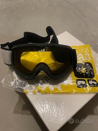 Maschera Sci/Snwboard lente gialla