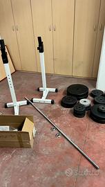 Home Gym (rack - bilanciere - manubri - dischi)
