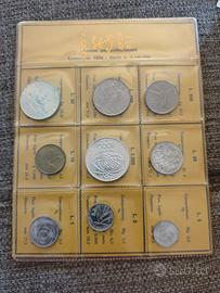divisionale 1970 con 1000 + 500 lire argento