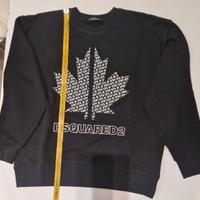 Maglione nero Dsquares2 tg 16 y