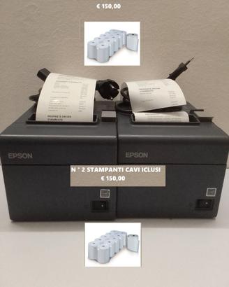 Stampante  Epson Termica TM-T20 USB N° 2 STAMPANTI