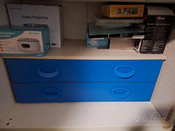 cassettiera 2 cassetti