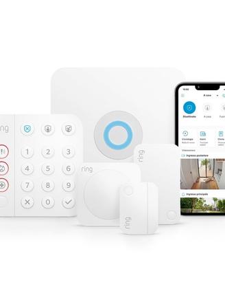 Kit Allarme Ring 2gen sensori movimento e apertur