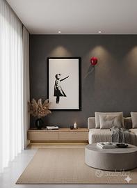 Installazione ispirata a Banksy