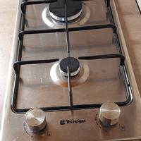 Piano cottura 2 fuochi da incasso a gas