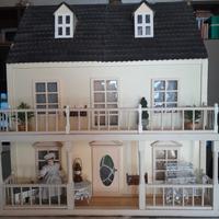 Casa delle bambole in legno completa Finni 2001