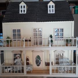 Casa delle bambole in legno completa Finni 2001