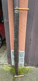 Sega boscaiolo prima metà novecento con fodero