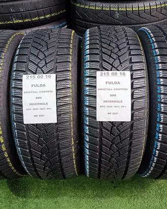 4 GOMME 215 60 16 FULDA INV RIF2521