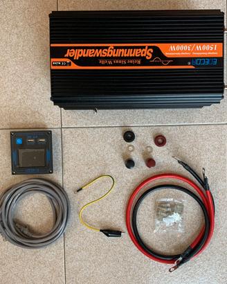 inverter 12V-220V camper caravan