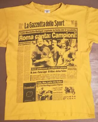 Maglia Gazzetta AS Roma scudetto 2000/2001