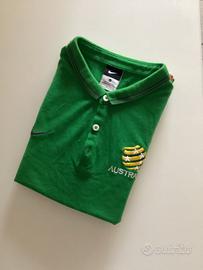 Polo vintage verde Nike x Australia, limited