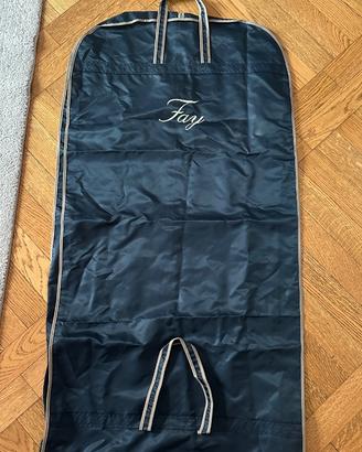 Porta abiti Fay vintage blu originale – custodia d