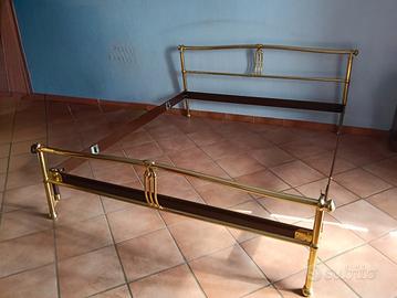 Letto antico in ottone 