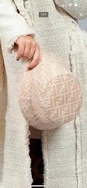 Cappello Fendi Bucket Hat FF Monogram Beige