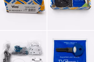 Coppia chiusure Viro Van Lock stessa chiave NUOVI