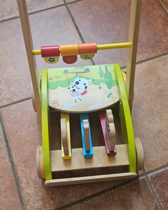 Carrello Primi Passi legno