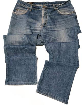 Jeans Lee Brooklyn Blu Vintage Tg L Unisex Ottime